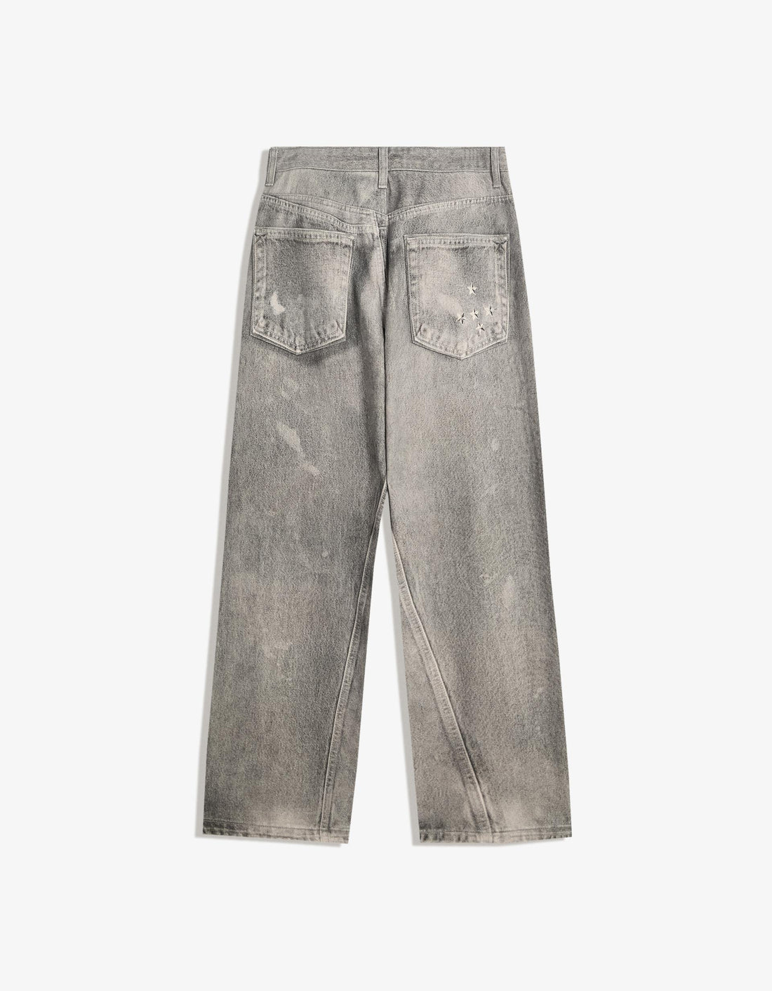Bershka Calças Jeans Baggy Estampado