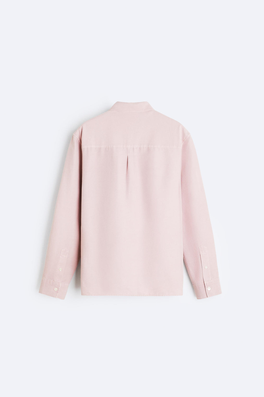 Zara Camisa De Algodão e Seda Rosa