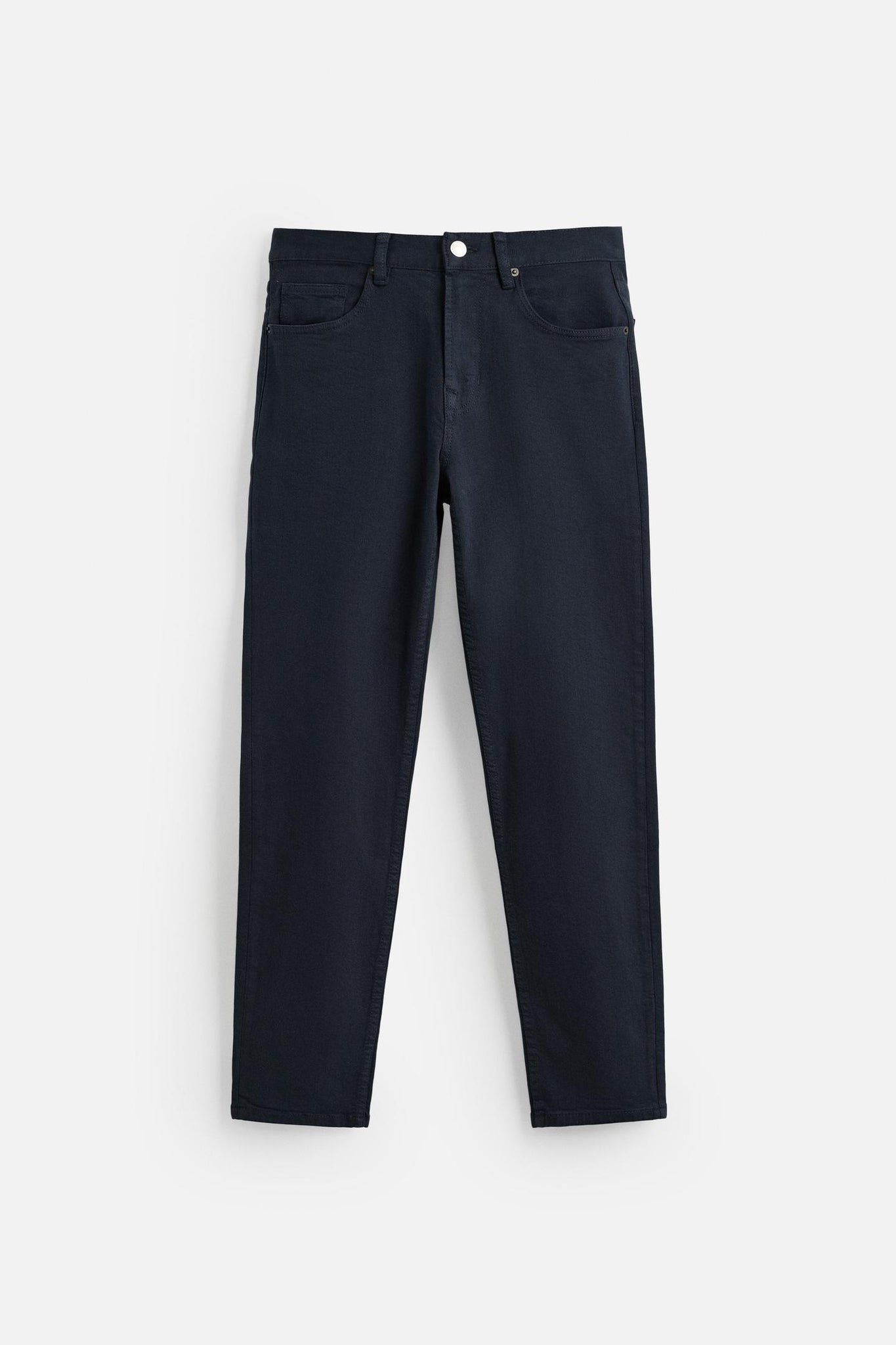 Zara Calças Jeans Slim Fit Azul Marinho