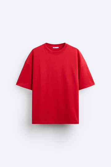 Zara T-Shirt Com Texto Distorcido