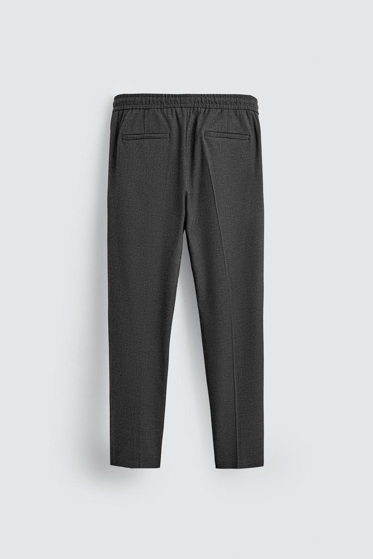 ZARA CALÇAS COM CINTURA JOGGER CONFORTO