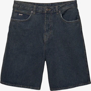 Pull&Bear Calções Bermuda Azul Escuro