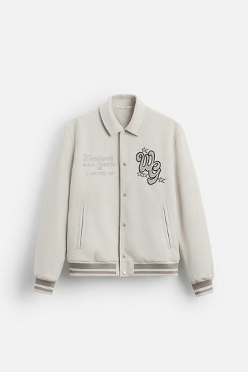 Zara Casaco Com Efeito de Carmuças Branco Marfim