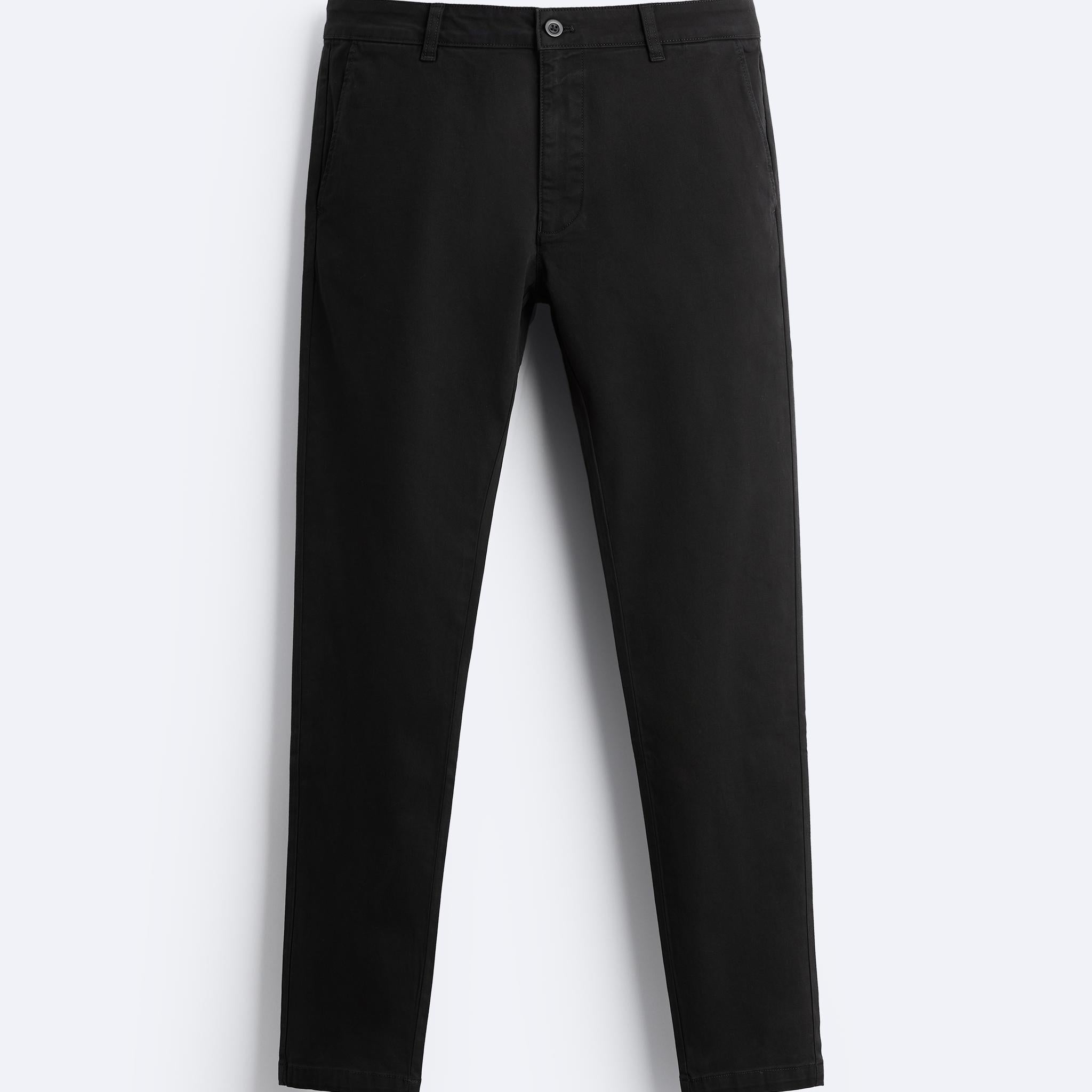 Zara Calças Chino Pretas