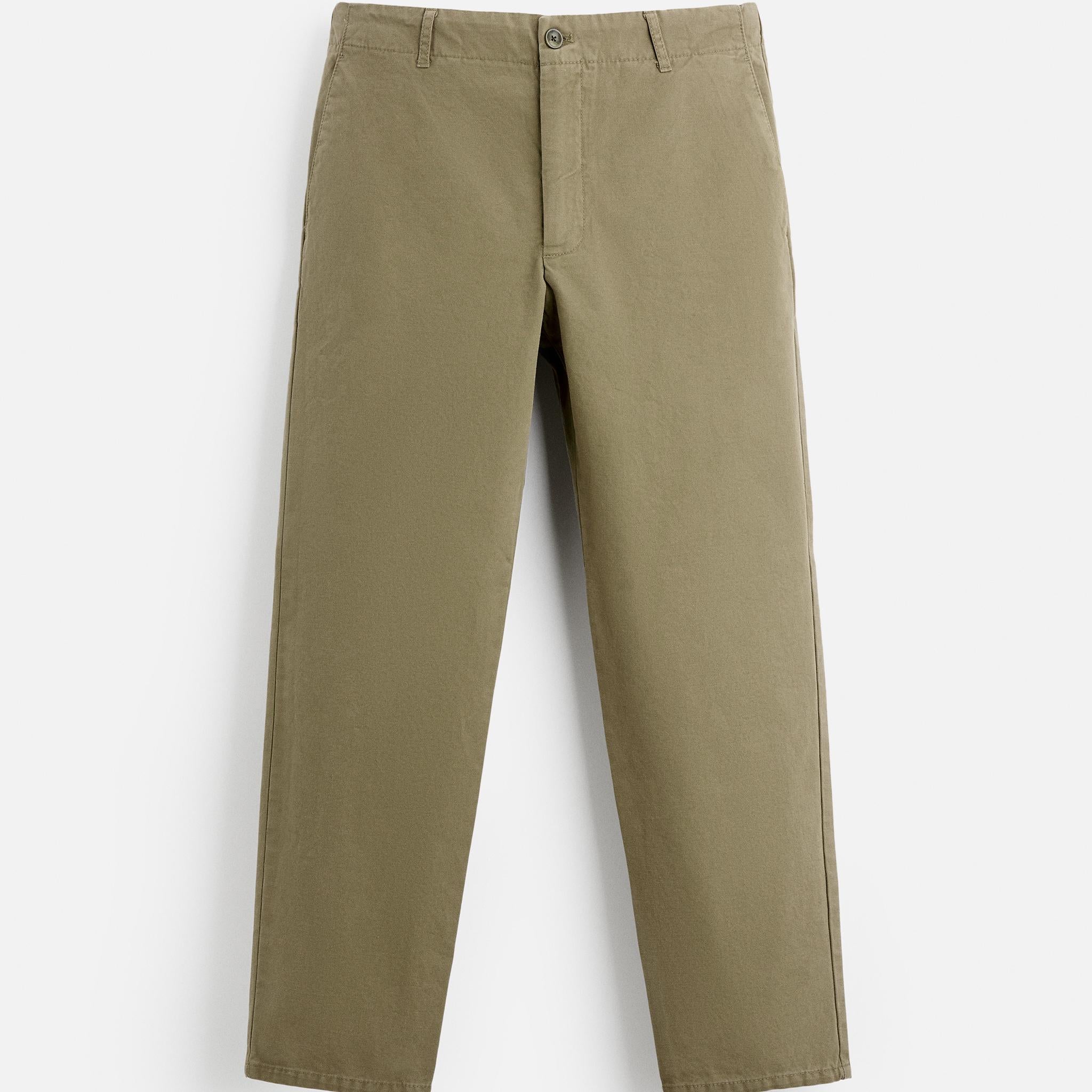 Zara Calças Chino Regular Fit Vision