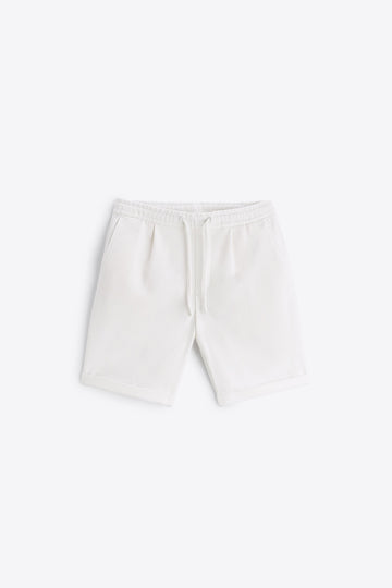 Zara Calções Jogger Confort Branco