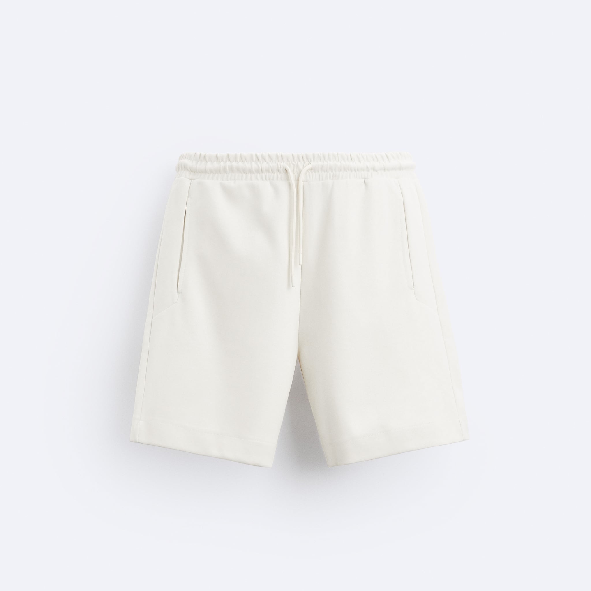 Zara Calções Jogger Compact Branco