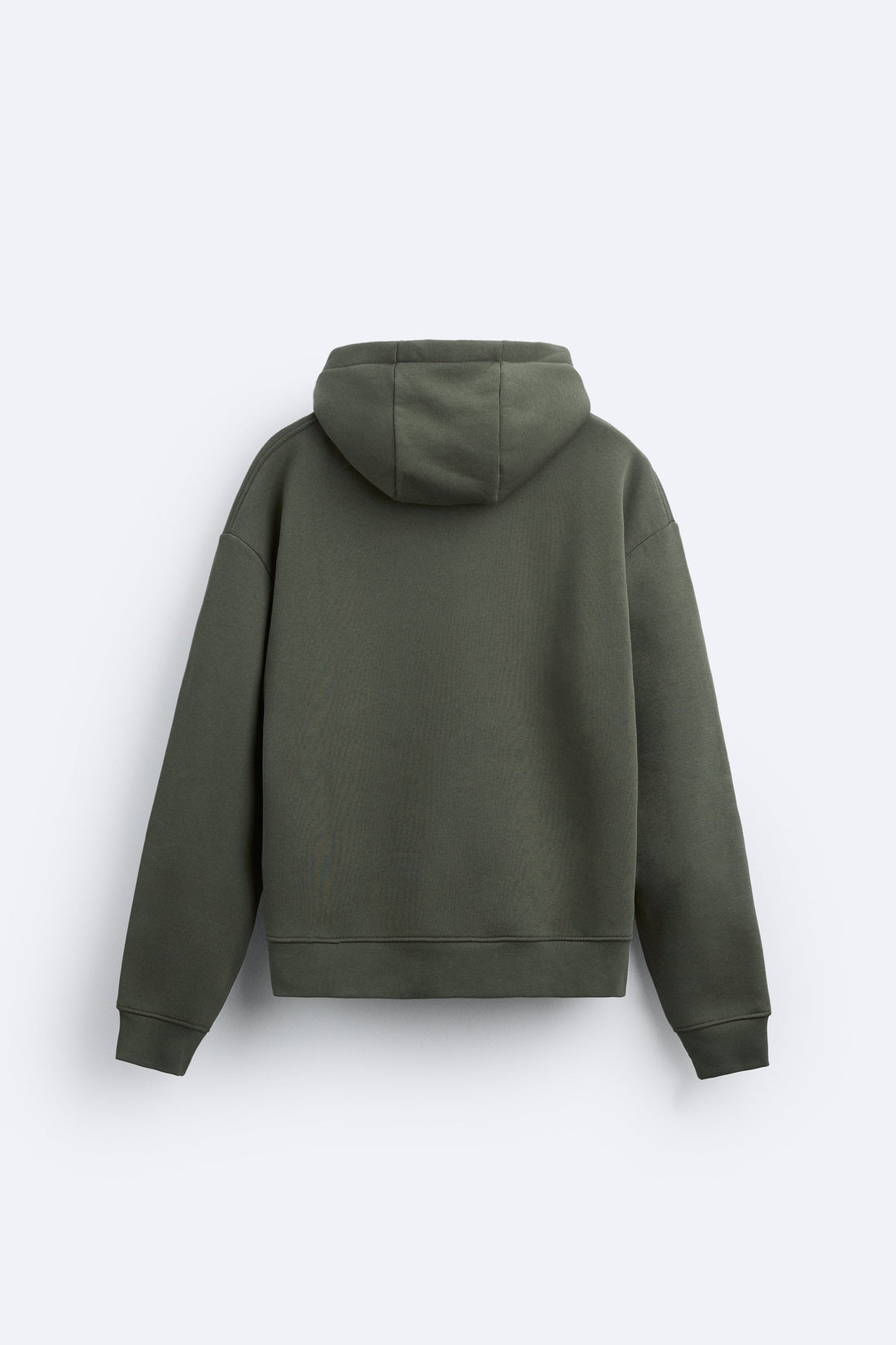 Zara Hoodie Básica Verde