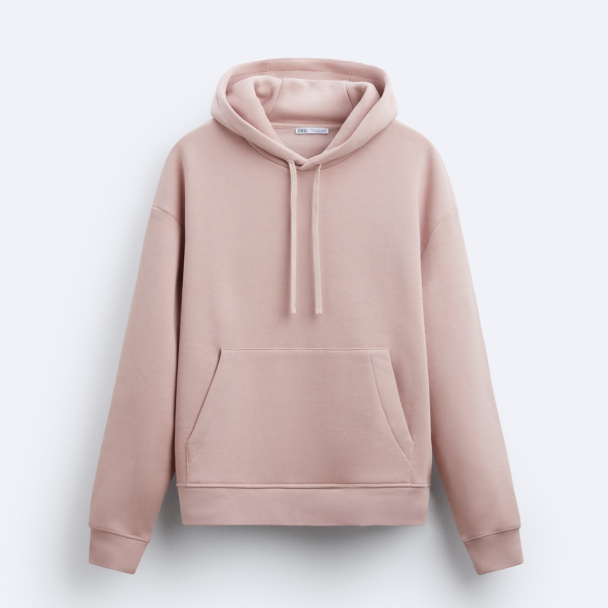 Zara Hoodie Básica Rosa
