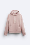 Zara Hoodie Básica Rosa