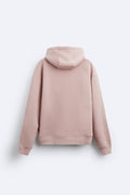 Zara Hoodie Básica Rosa