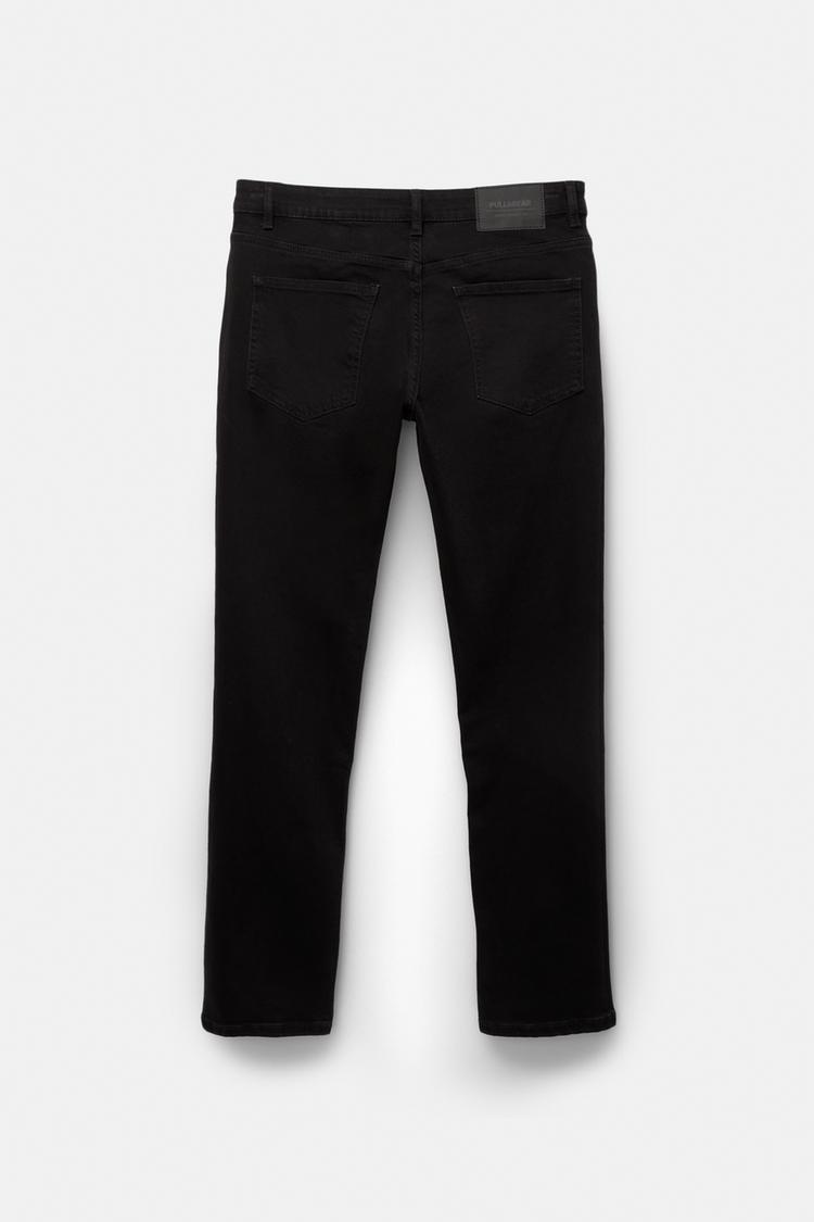 Pull&bear Calças Jeans Slim Fit Preta