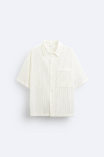 Zara Camisa De Estrutura Croché