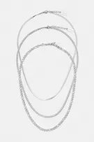 Pull&Bear Conjunto de 3 Colares de Corrente