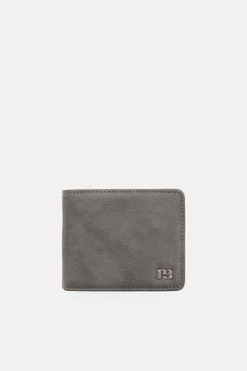 Pull&bear Carteira De Efeito Pele Cinzento