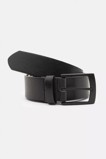 Pull&Bear Cinto De Polipele Mate Preto