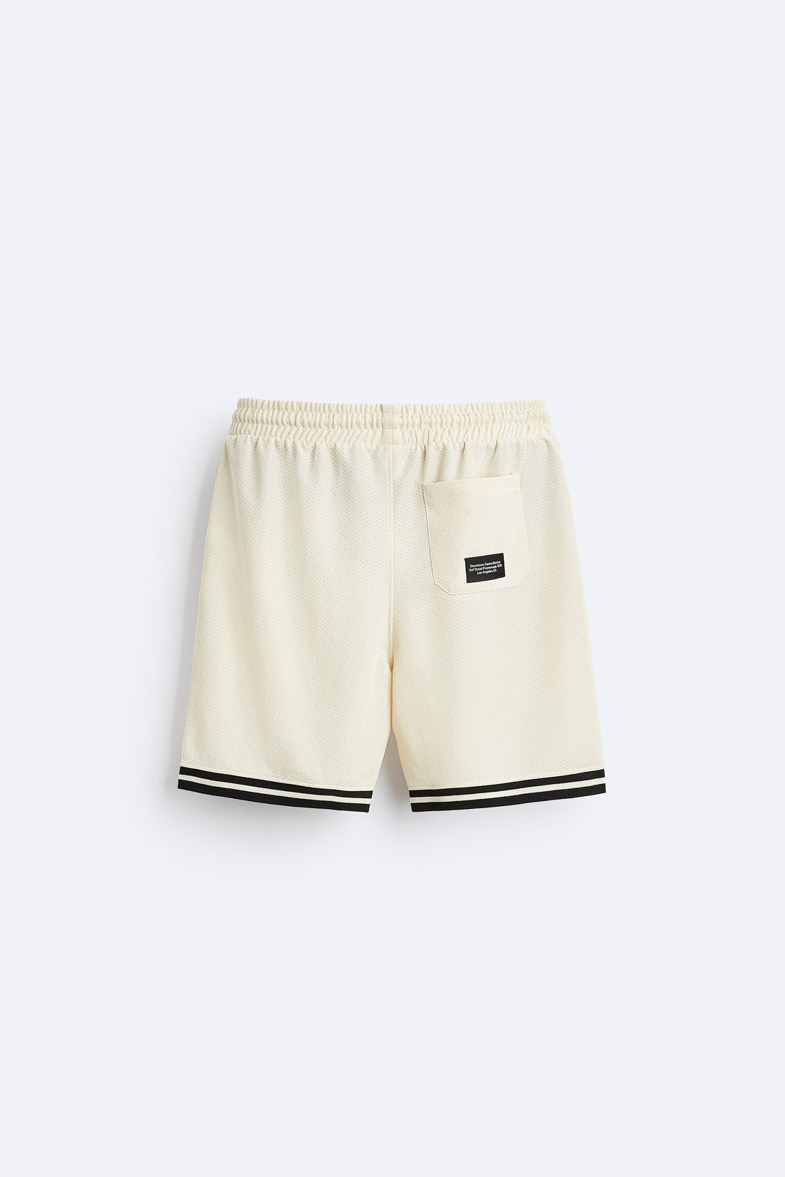 Zara Calções Bermuda Jogger Com Estrutura