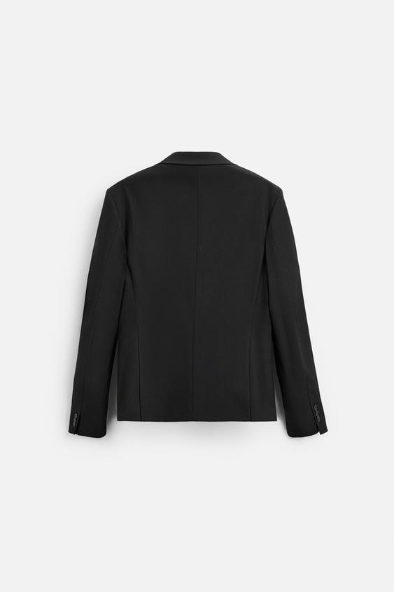 Zara Blazer Slim Fit Preto