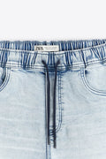 Zara Calções Soft Denim Azul