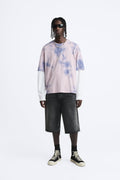 Zara T-Shirt Oversized Tie-Dye