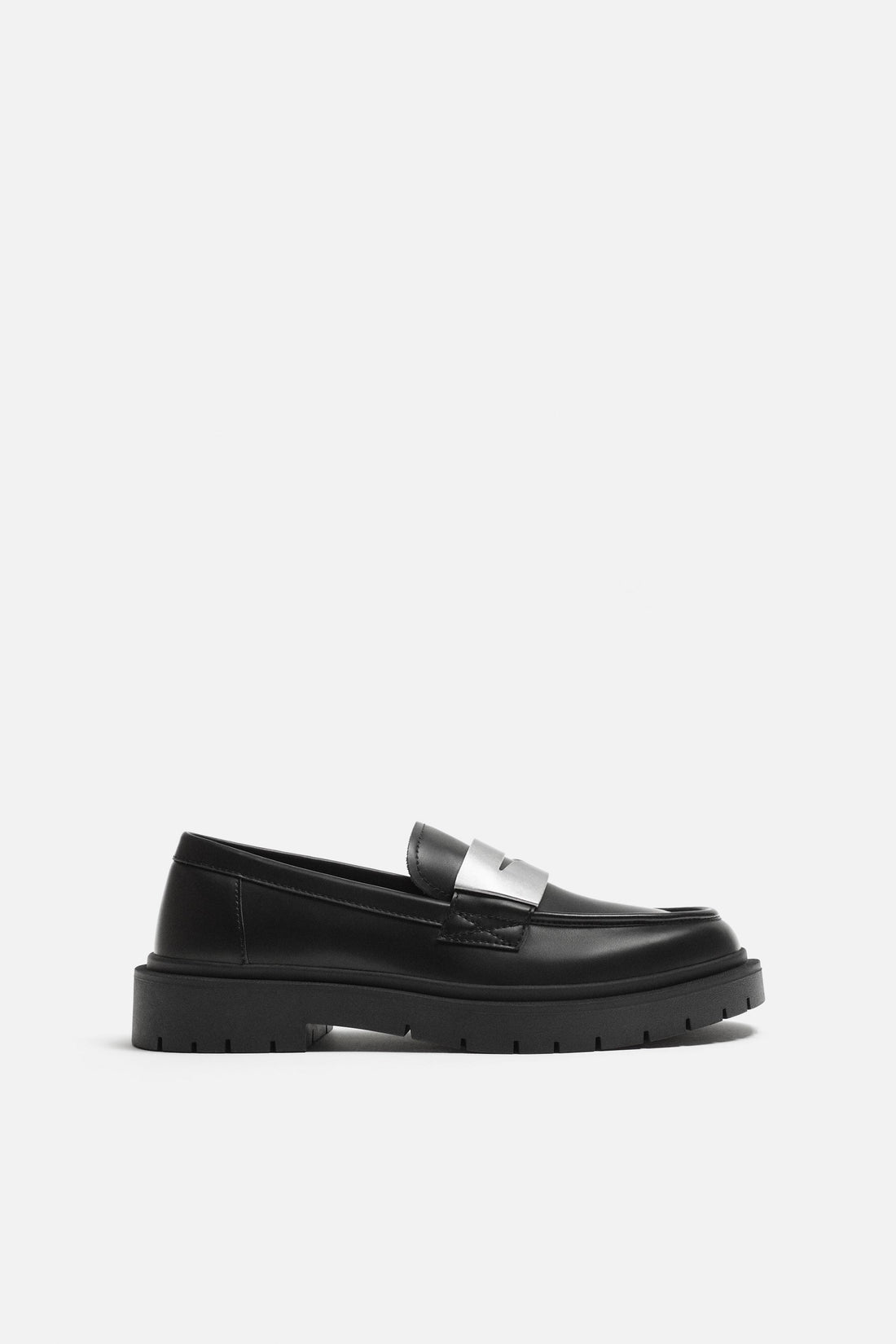 Zara Sapatos Mocassim Com Aplique