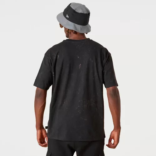 New Era T-Shirt Oversized Com Efeito Lavado