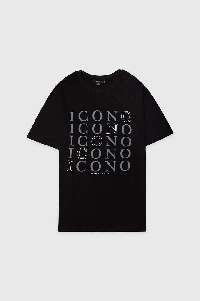 New Yorker T-Shirt  Icono Preta