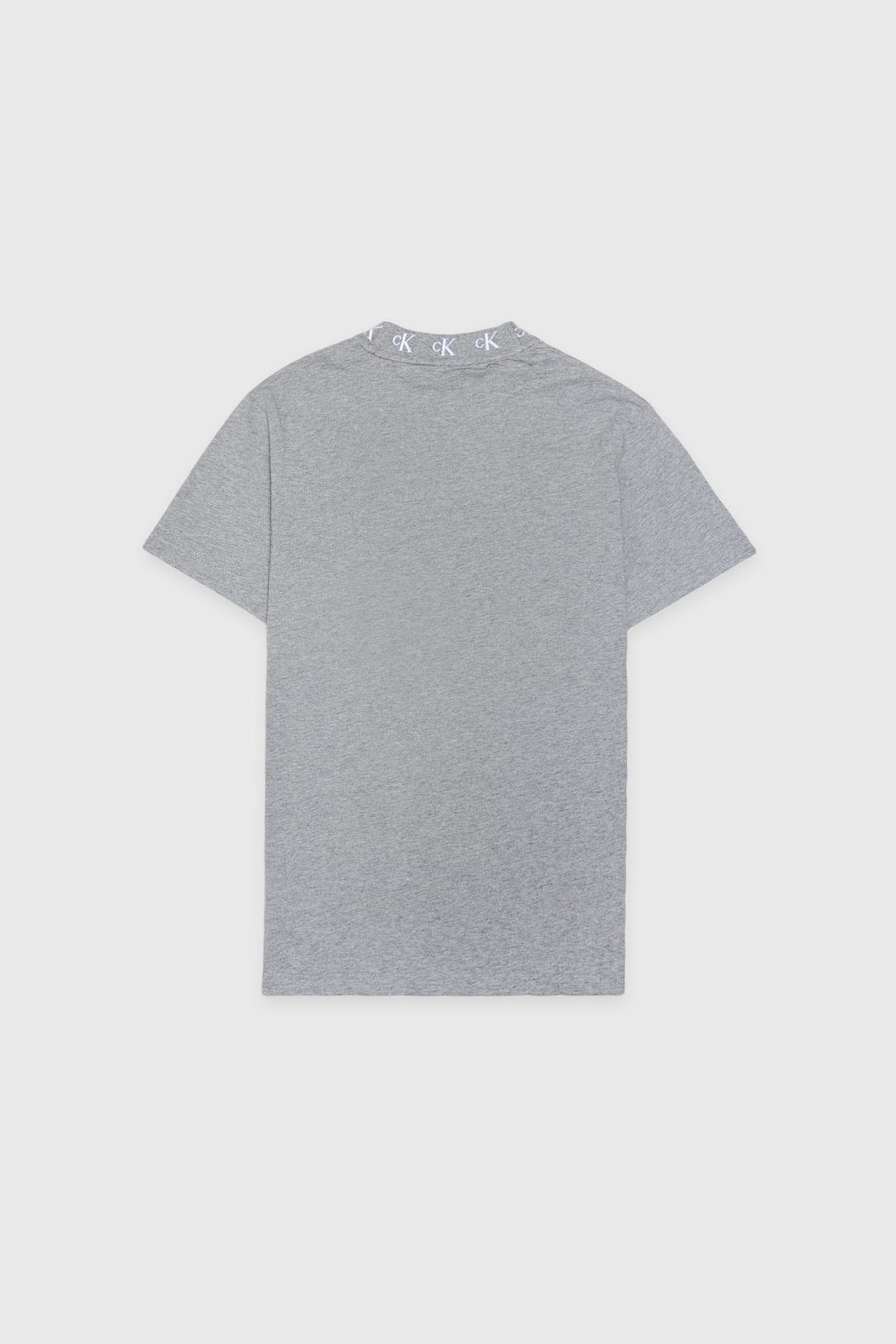 Calvin Klein T-Shirt Logo Jacquard Cinza