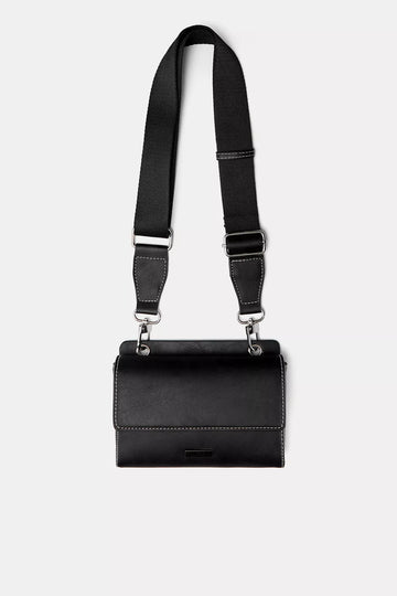 Pull&bear Bolsa Tiracolo Preta