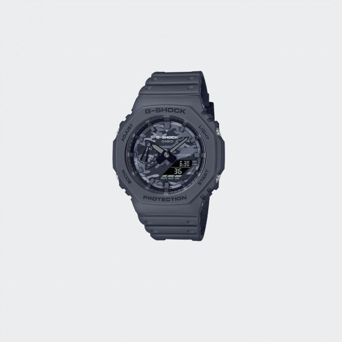 CASIO Relógio Masculino G-Shock Date Solar Com Pulseira De Resina Cinza