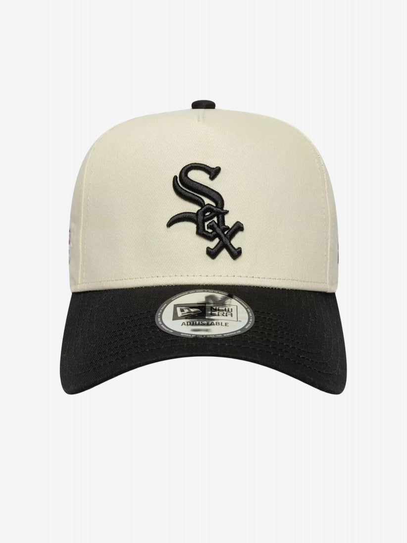 New Era Chapéu Chigado Sox Bege Preto