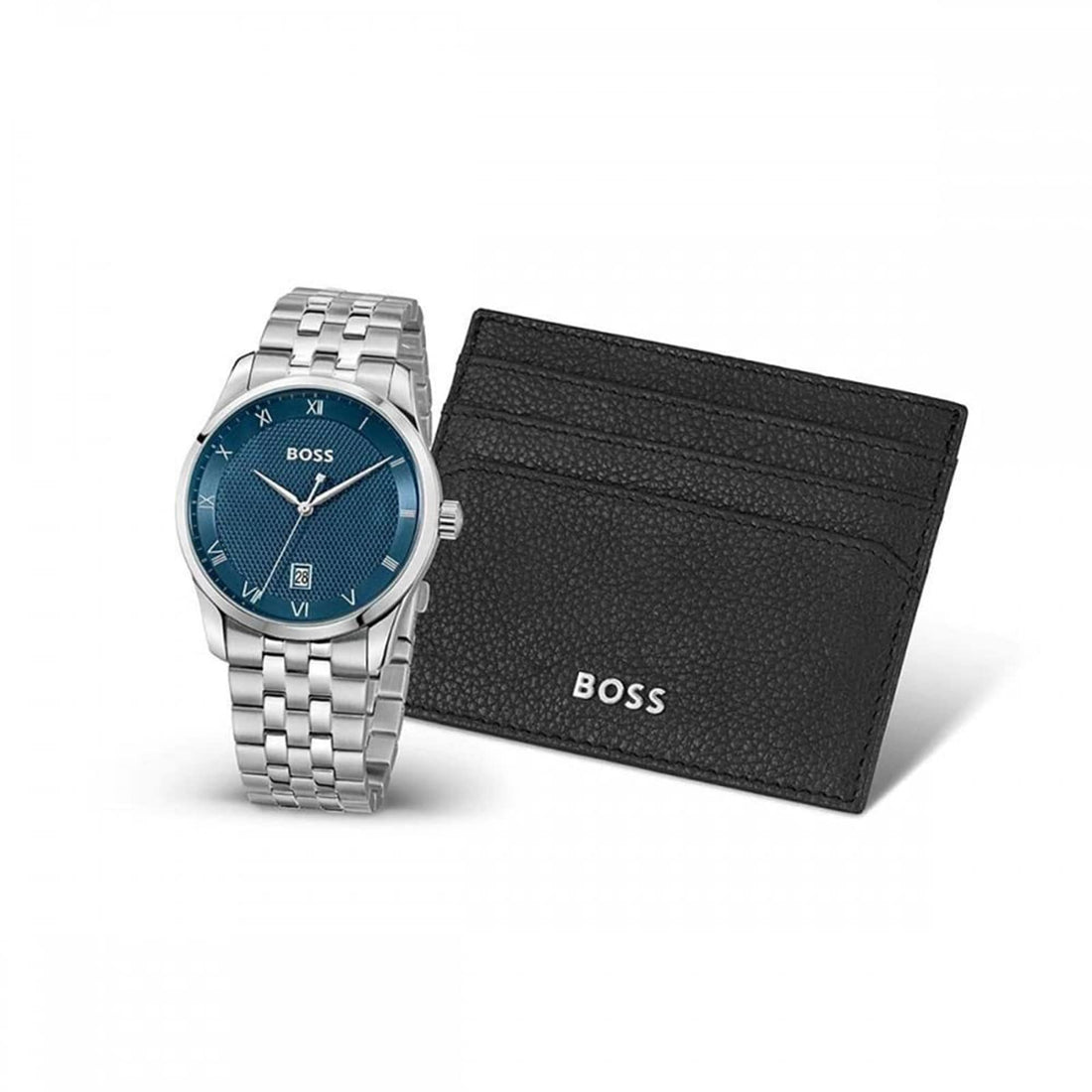 Hugo Boss Relógio e Porta cartões Gift Set
