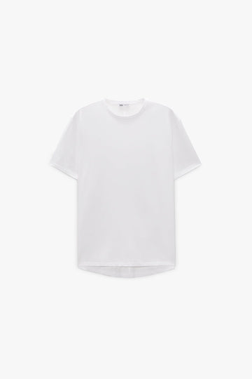 ZARA T-Shirt Oversized Branca