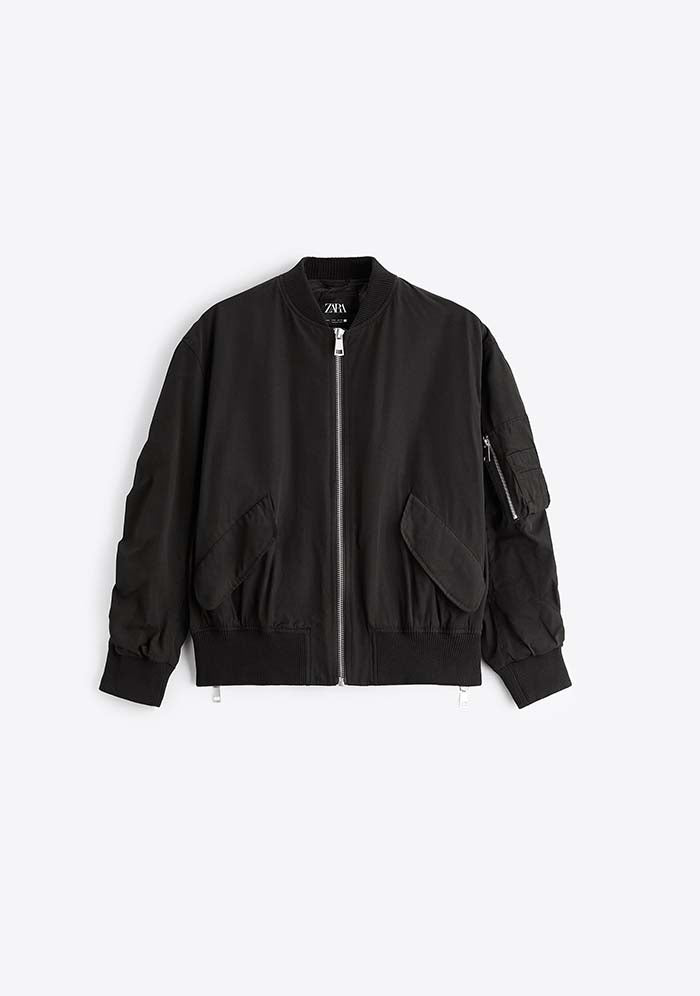 Zara Bomber Jacket Estampado