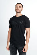 New Yorker T-Shirt Com Gola Redonda Preta