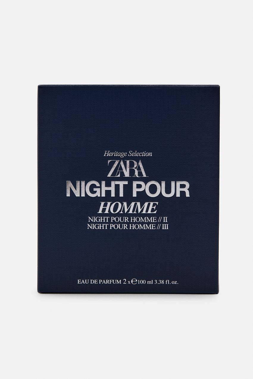 Zara Perfume Night Pour Homme II + III 2 X 100 ML