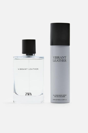 Zara Perfume Vibrant Leather + All-Cover Body Spray 100ML