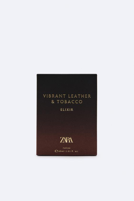 Zara perfume Vibrant Leather Tobacco Elixir 60ML