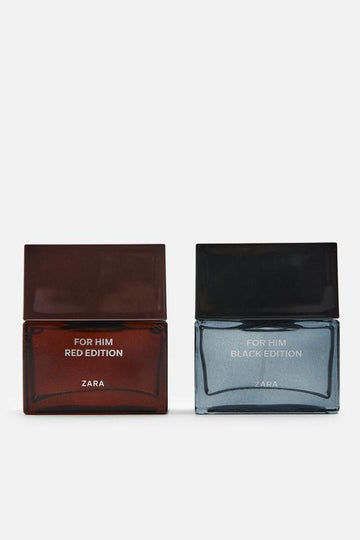 Zara Perfume For Him Red Edition + For Him Black Edition