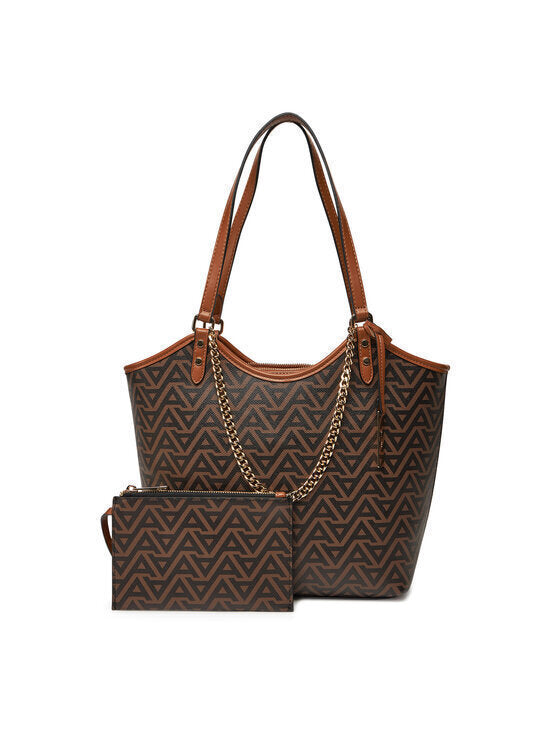 Aldo Bolsa Leather Women's Bag Shoulder Brown