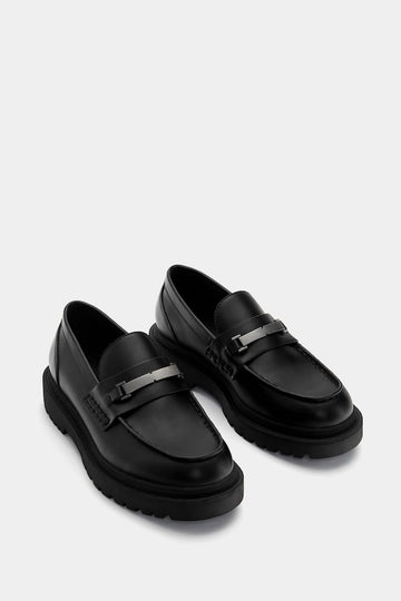 Pull&Bear Mocassins De Aplique Metálico