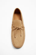 ZARA Sapatos Driving Moccasins De Pele