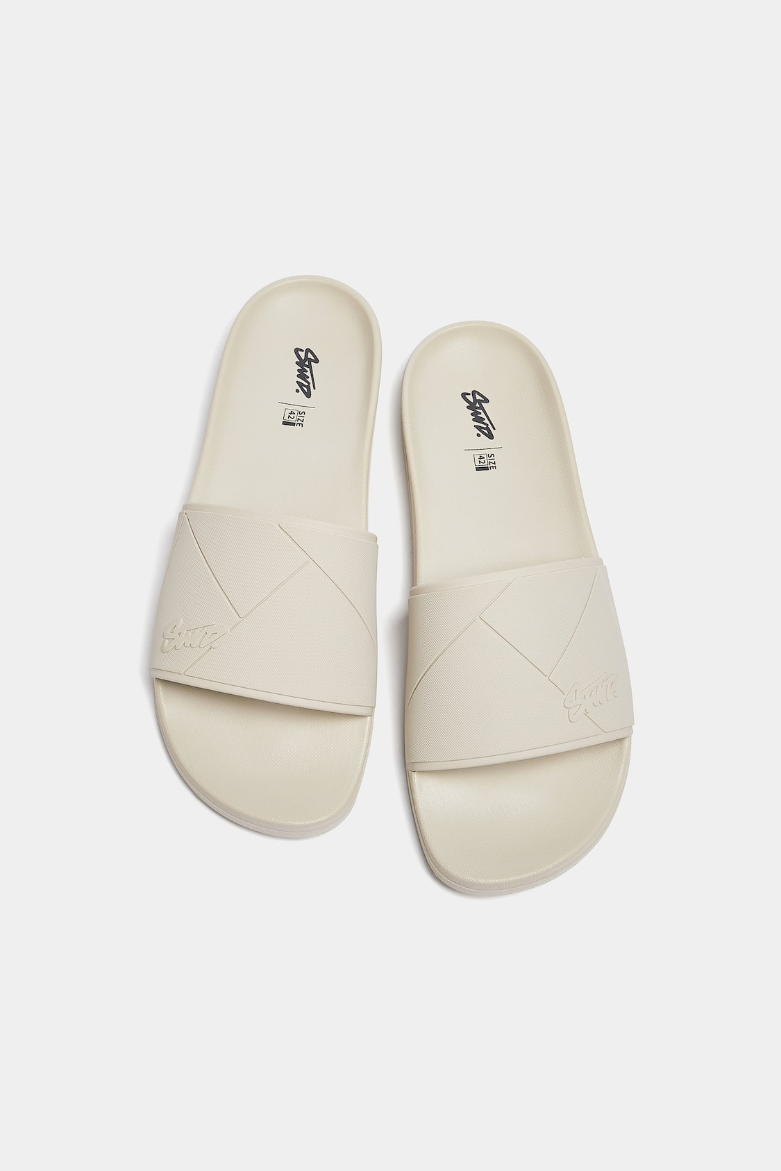 Pull&amp;Bear Chinelo Engomado STWD Creme