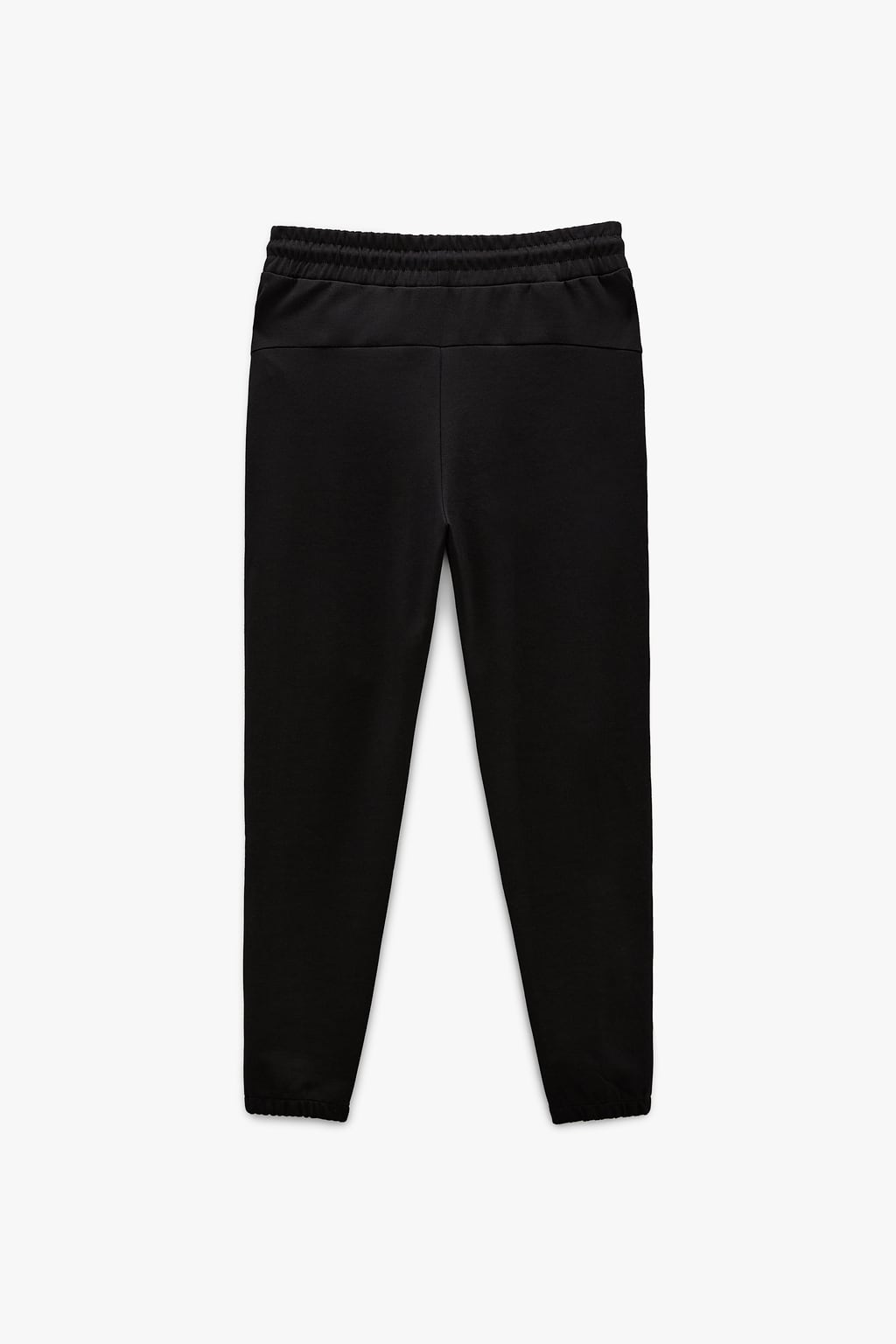 ZARA Calças Jogger Preto e Branco