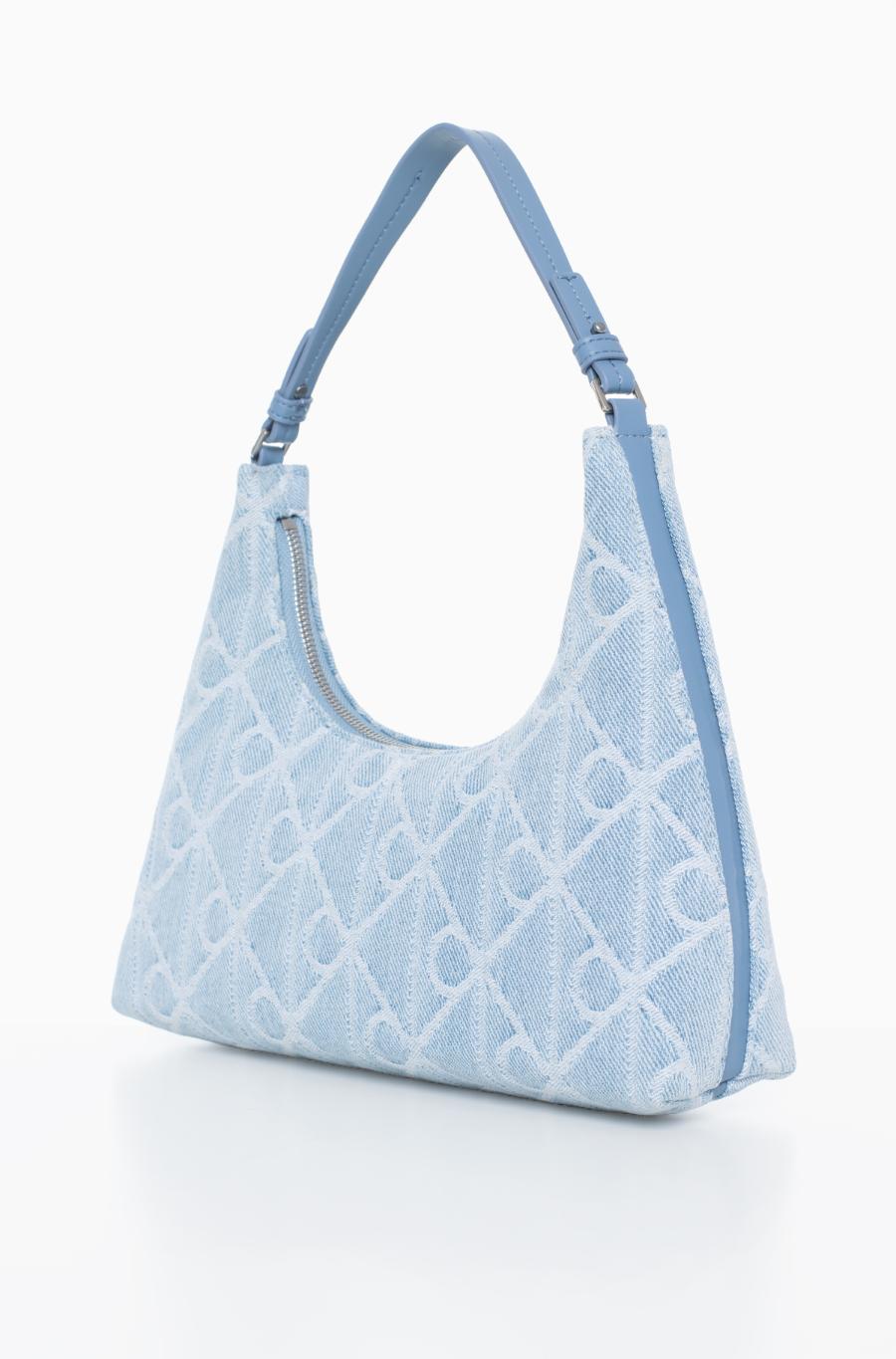 Calvin Klein Bolsa Com Logotipo Estampado Azul