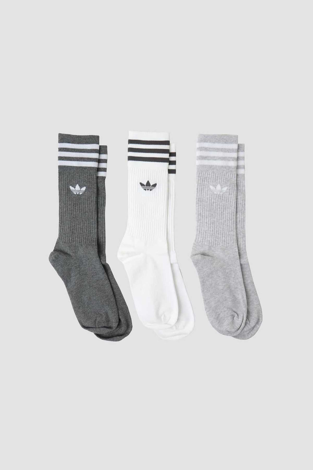 ADIDAS Conjunto de 3 Meias Sólidas