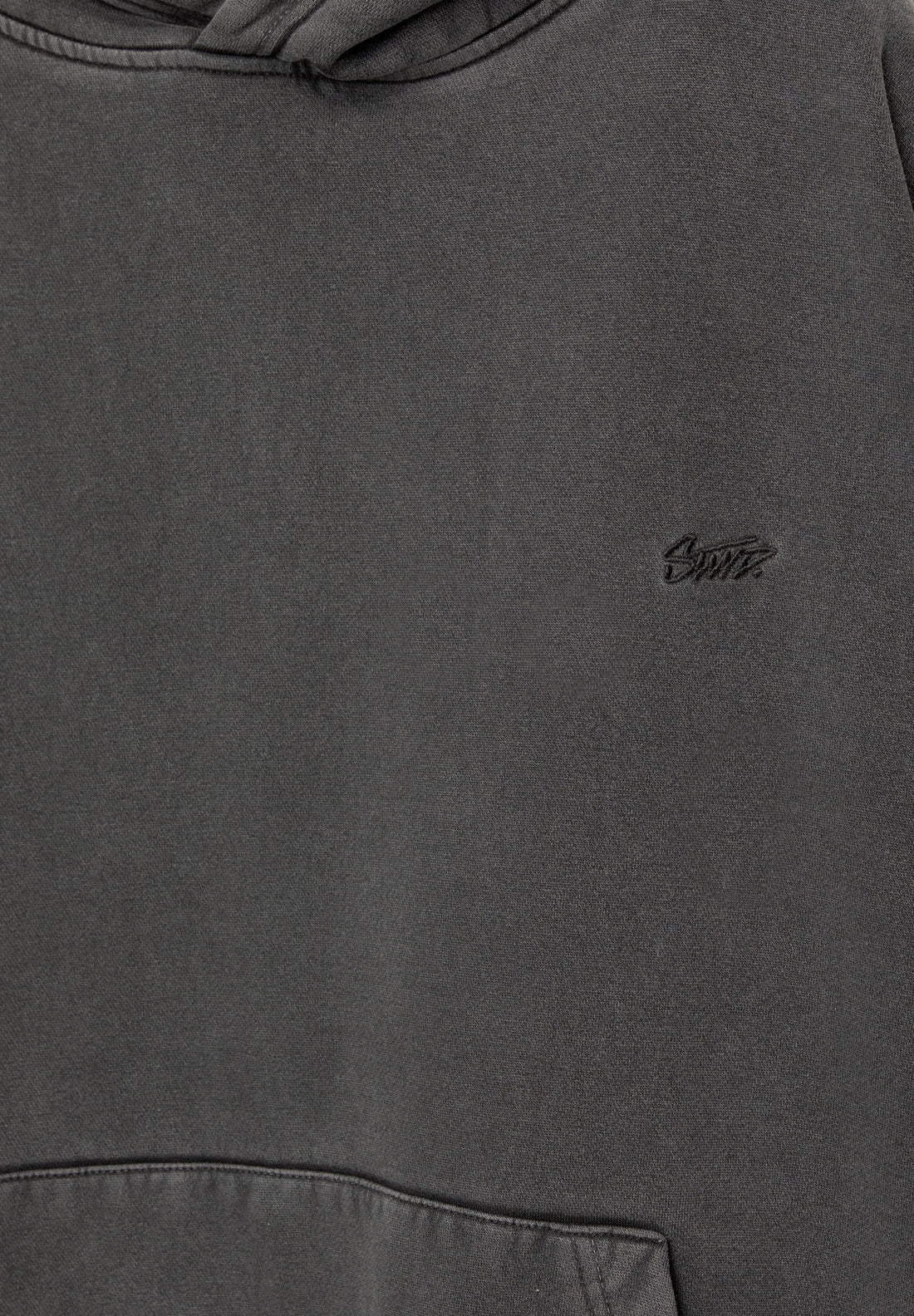 Pull&Bear Hoodie Com Capuz Preto Lavado