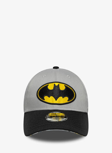 New Era Chapéu Kids Batman Logo Grey Black