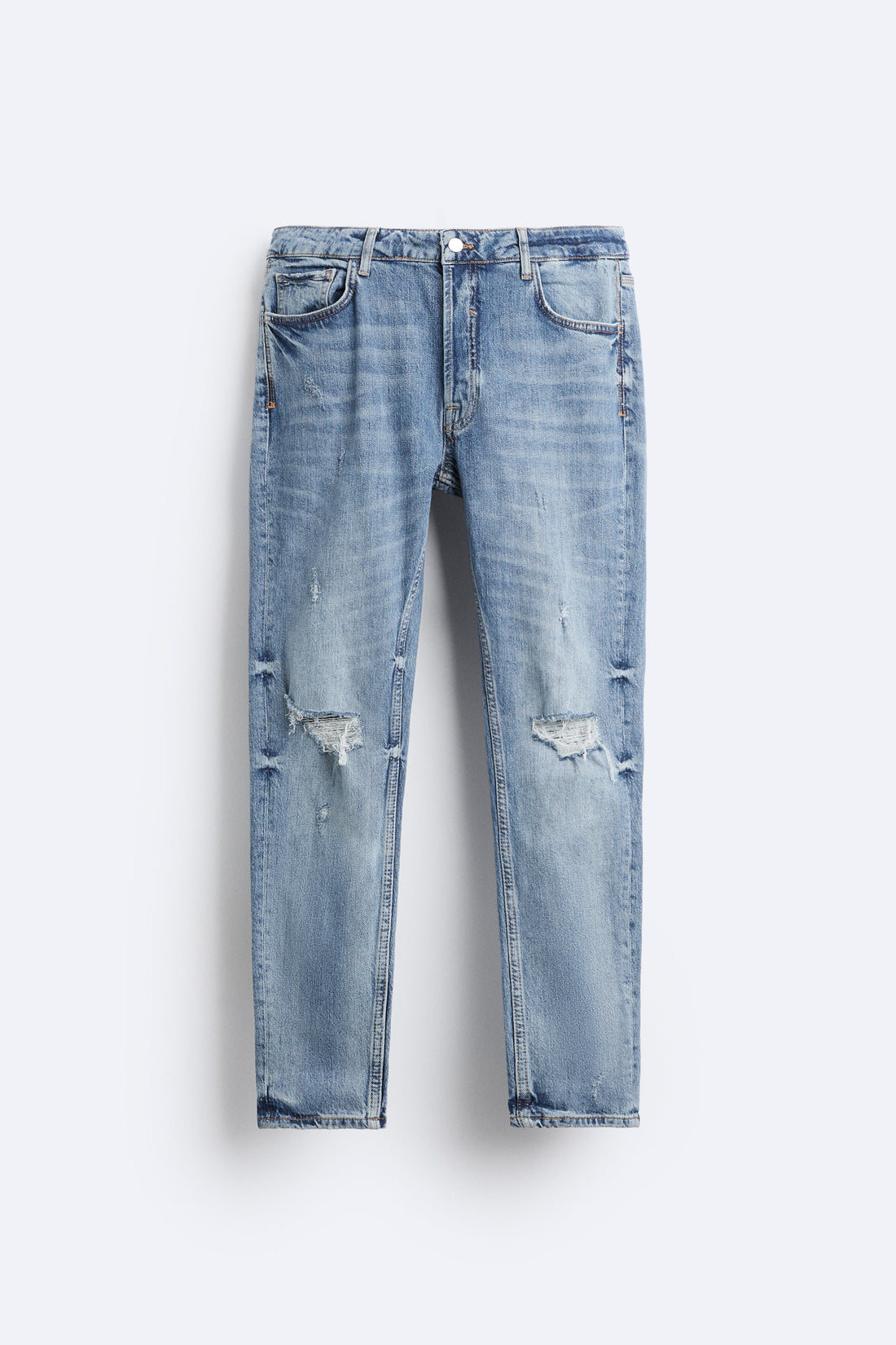 Zara Calças Jeans Skinny Azul