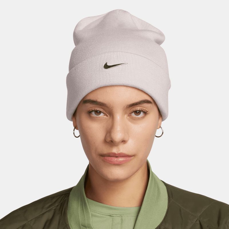 Nike Gorro Com Logo Bege
